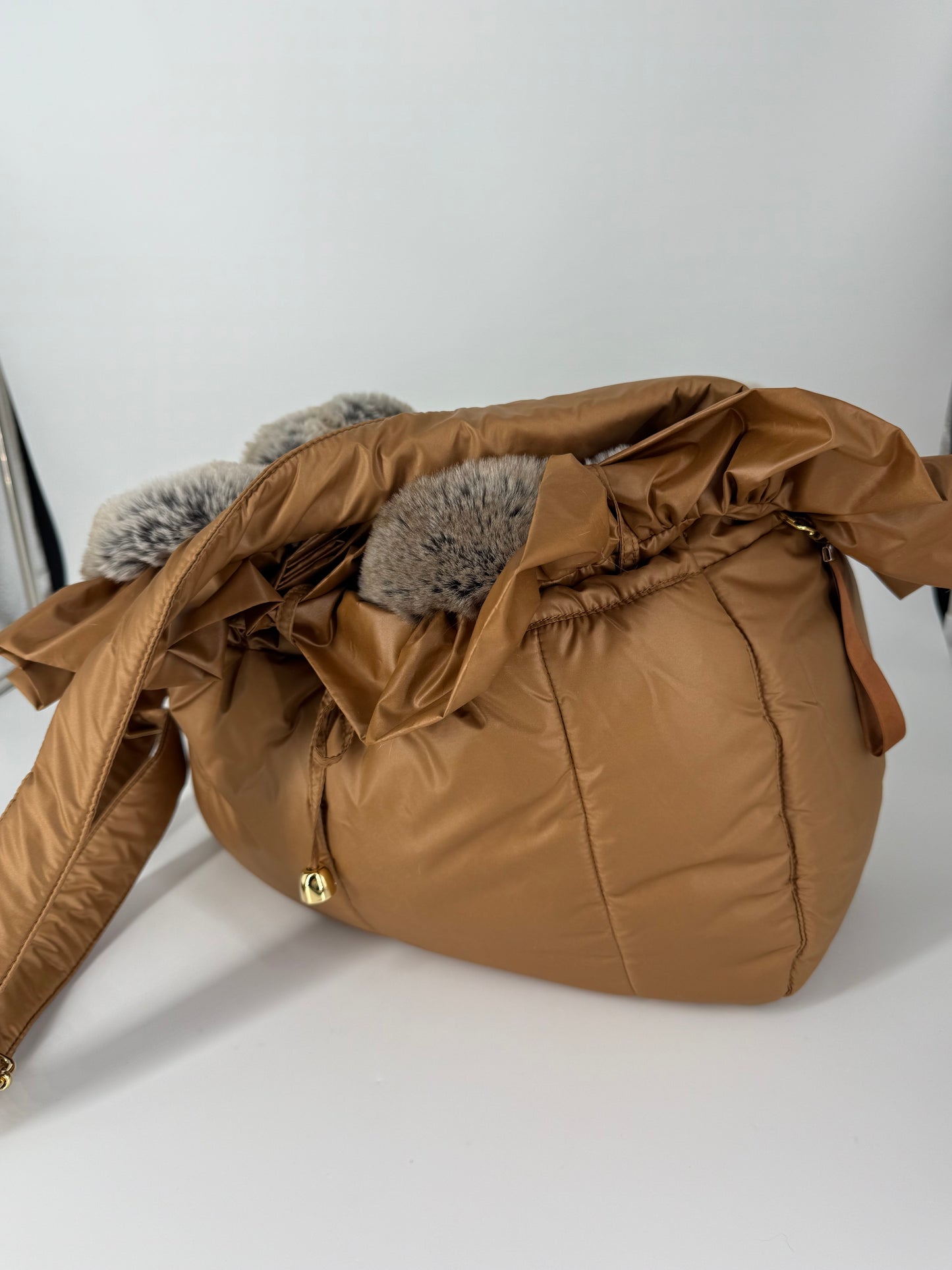 Ma belle shoulder bag cognac  chincilla brown