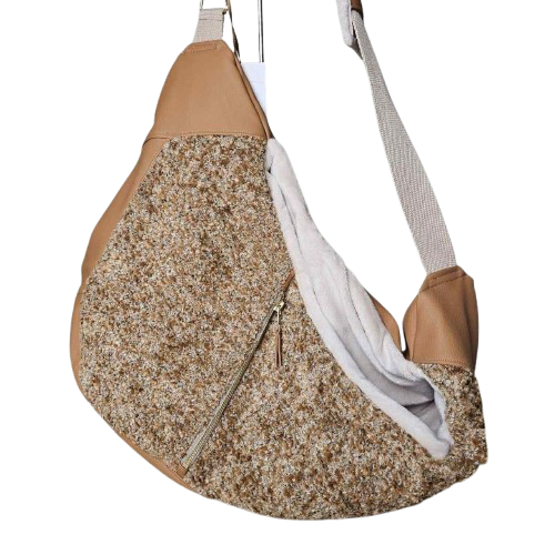 Luno shoulderbag Camel - cognac  ecoleather
