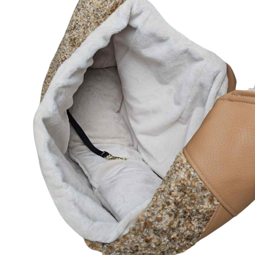 Luno shoulderbag Camel - cognac  ecoleather