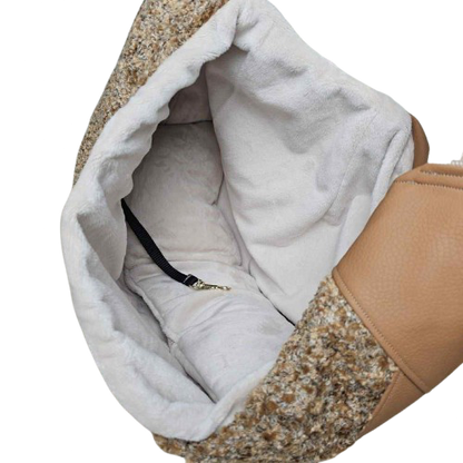 Luno shoulderbag Camel - cognac  ecoleather