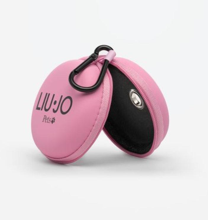 Waste bag holder blossom pink