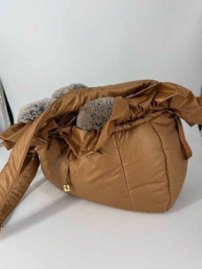 Ma belle shoulder bag cognac  chincilla brown