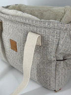 Magaret Bag Chanel taupe + panna faux fur