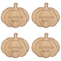 Pumpkin Spice Autumn Fall onderzetter set van 4
