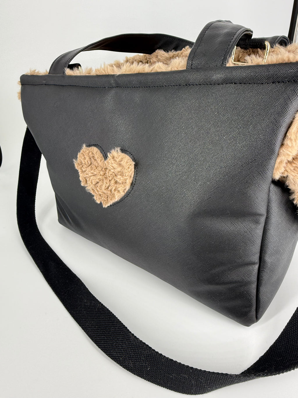 SiSi BAG Black with Teddy met schouderriem