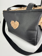 SiSi BAG Black with Teddy met schouderriem