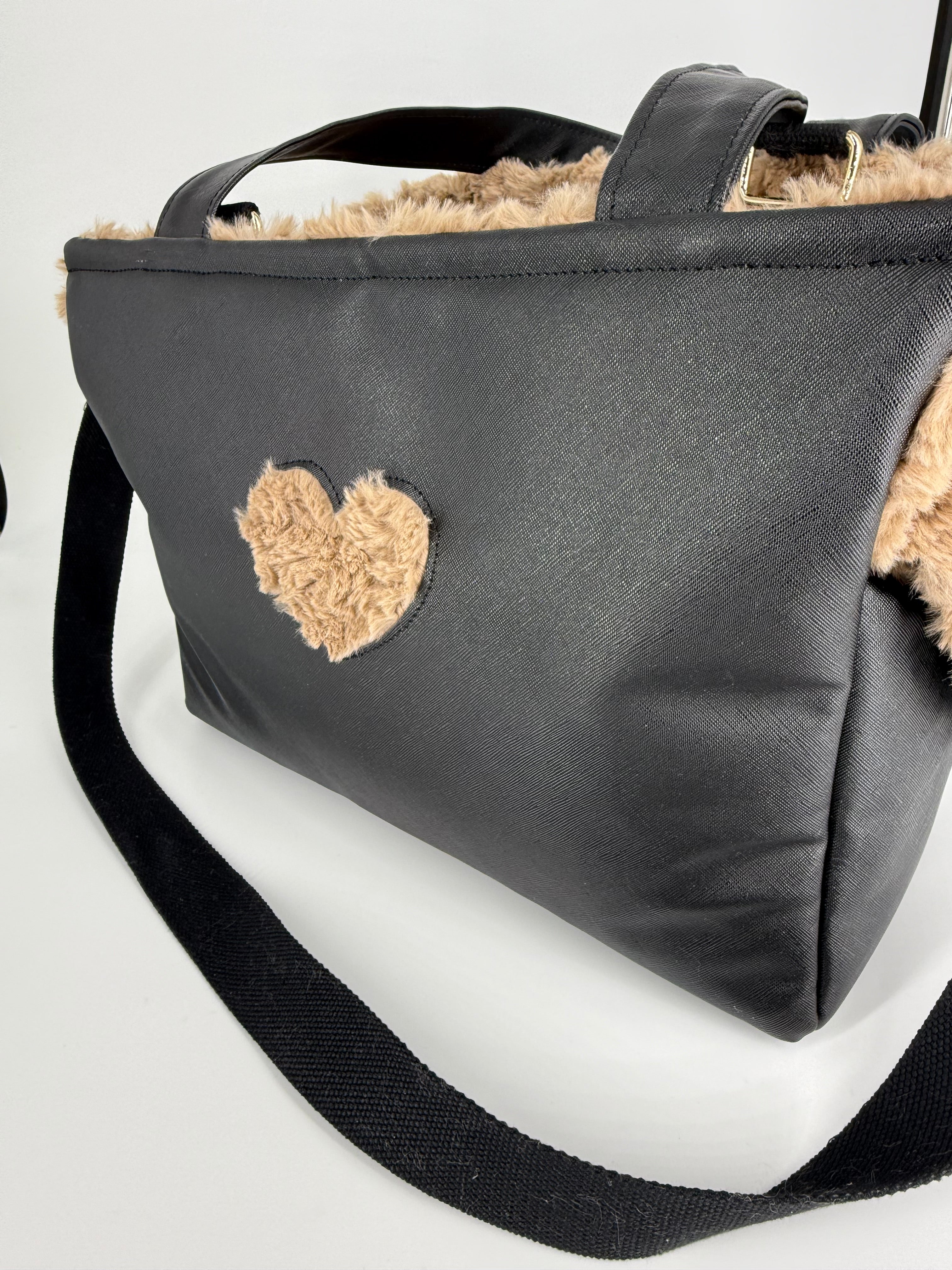 SiSi BAG Black with Teddy met schouderriem