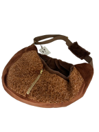 Luno shoulderbag coper bordeaux - Brown  ecoleather- Faux fur