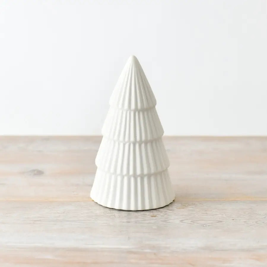 Shining White Festive Tree 16.8cm