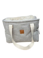 Magaret Bag Chanel taupe + panna faux fur