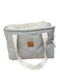 Magaret Bag Chanel taupe + panna faux fur