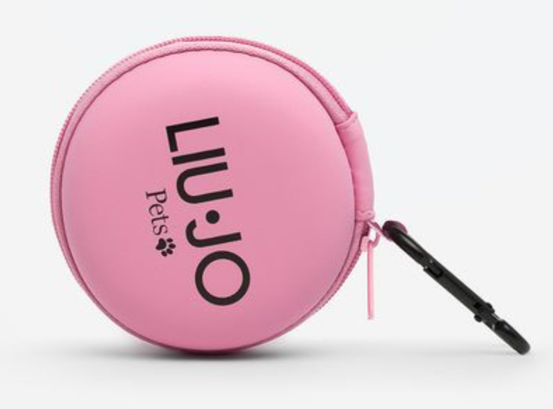 Waste bag holder blossom pink