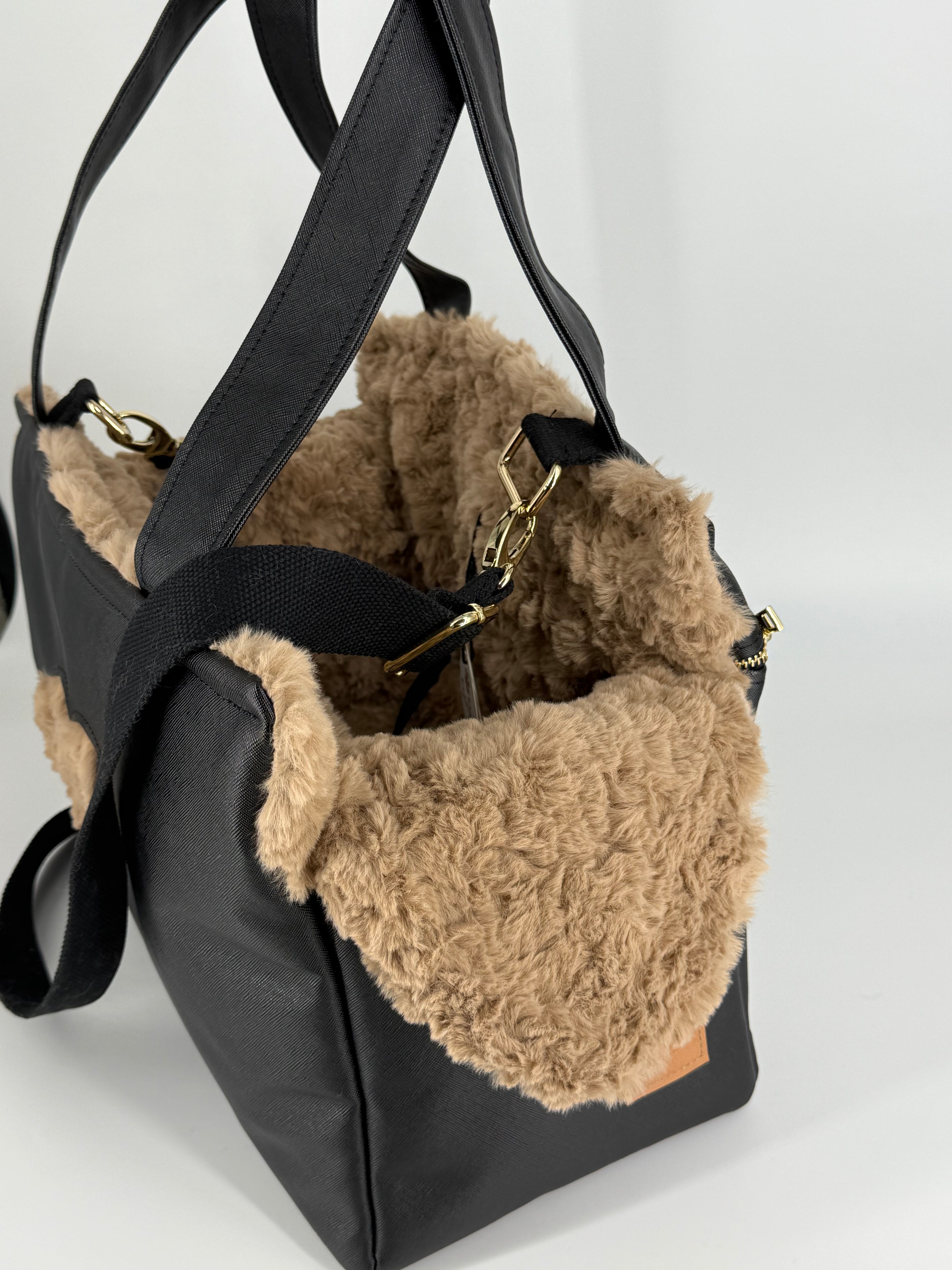 SiSi BAG Black with Teddy met schouderriem