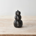 Black Pumpkin Stack, 12cm